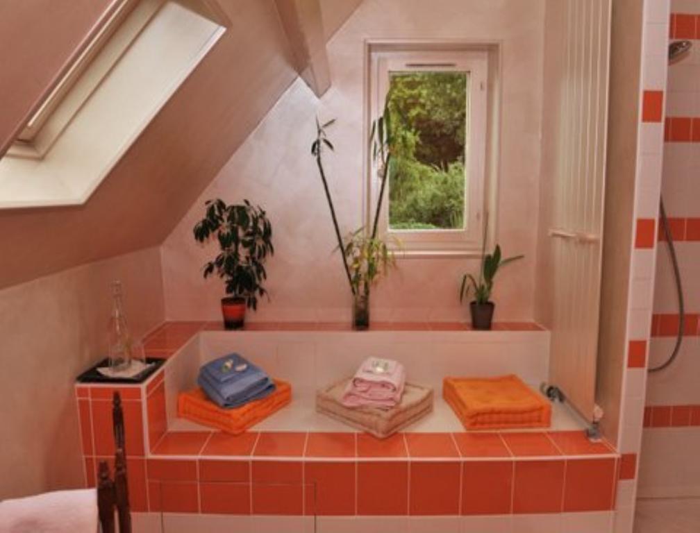 Bed and Breakfast Le Jardin Des Roches Moigny Pokoj fotografie