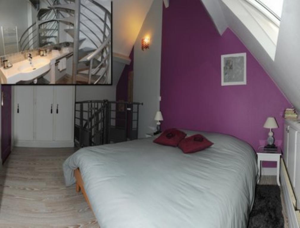 Bed and Breakfast Le Jardin Des Roches Moigny Pokoj fotografie